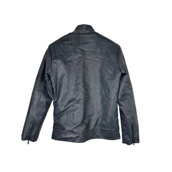 NWT Mens American Breed Blue Denim Jacket 100% Pleater Motorcycle Lining Medium - Picture 8 of 16